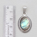 925 Sterling Silver Abalone Shell Pendants