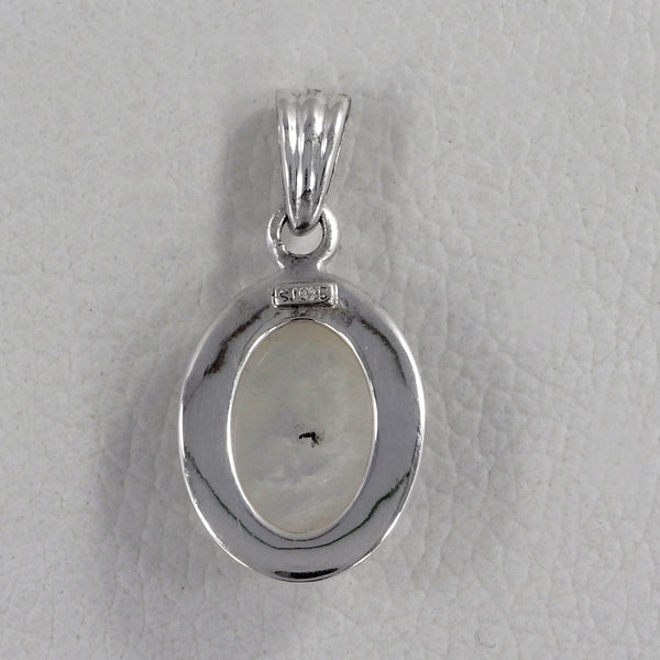 Rainbow Moonstone Silver Pendants