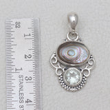 925 Silver Abalone Shell Pendants