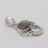 925 Silver Abalone Shell Pendants