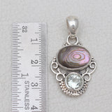 925 Silver Abalone Shell Pendants