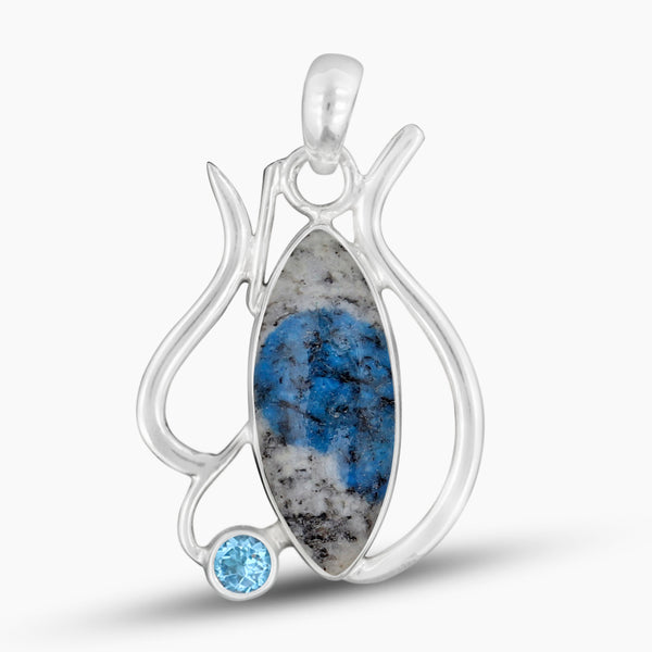 925 Sterling Silver K2 Jasper Pendants