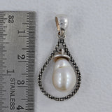 925 Sterling Silver Pearl Pendant
