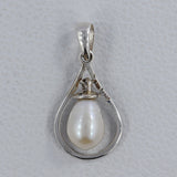 925 Sterling Silver Pearl Pendant