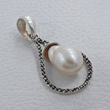 925 Sterling Silver Pearl Pendant