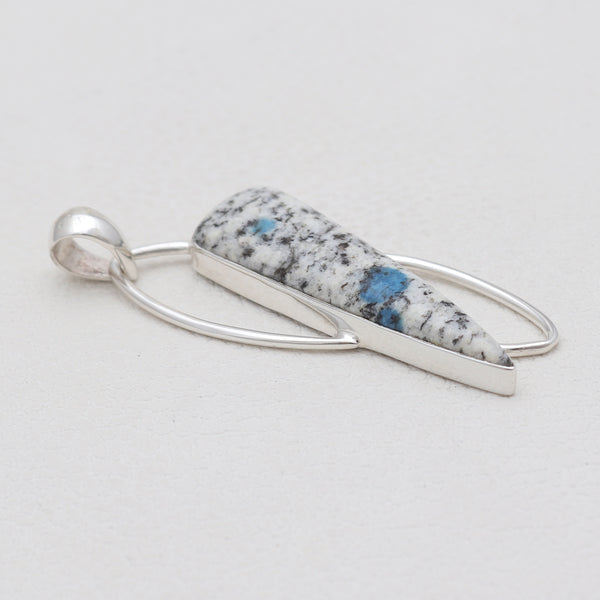 925 Sterling Silver K2 Jasper Pendants