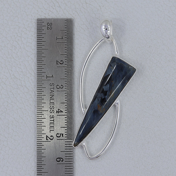 925 Sterling Silver Pietersite Pendants