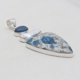 925 Sterling Silver K2 Jasper Pendants