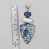 925 Sterling Silver K2 Jasper Pendants