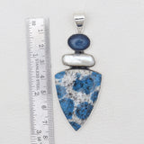 925 Sterling Silver K2 Jasper Pendants