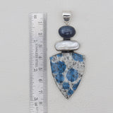 925 Sterling Silver K2 Jasper Pendants