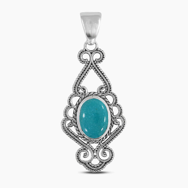 Mexican Turquoise Silver Pendants