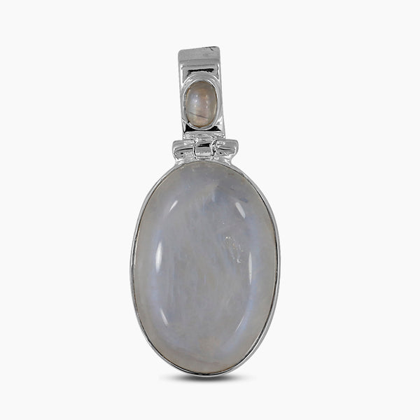 Rainbow Moonstone Silver Pendants