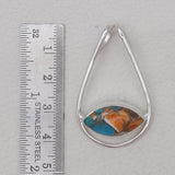 Turquoise Spiny Oyster Silver Designer Pendants