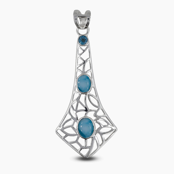 925 Sterling Silver Tourmaline Pendants
