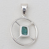 925 Sterling Silver Apatite Pendants