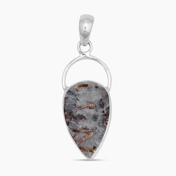 925 Sterling Silver Astrophyllite Pendants