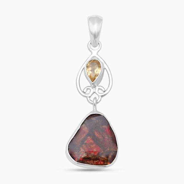 925 Sterling Silver Ammolite Pendants
