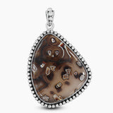 925 Silver Turkish Agate Pendants