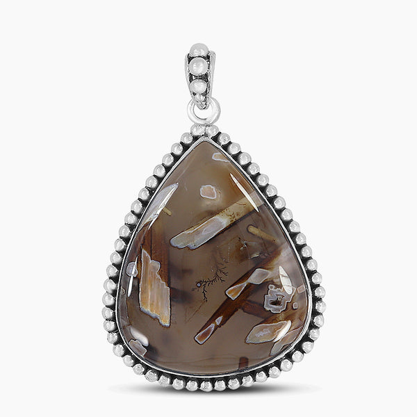 925 Silver Turkish Agate Pendants