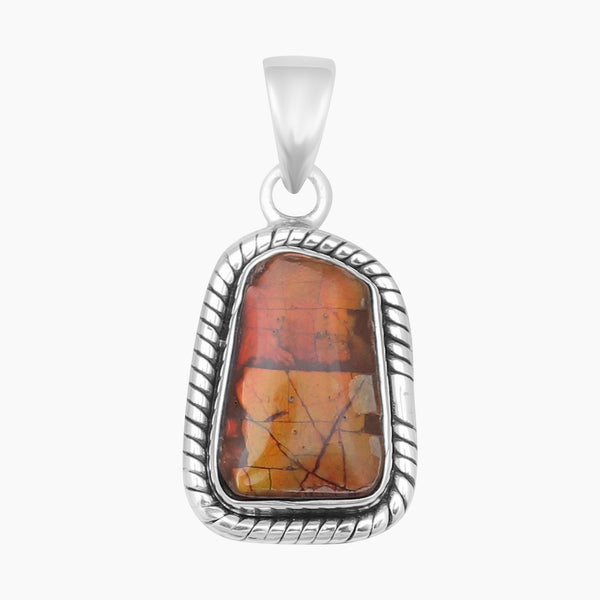 925 Sterling Silver Ammolite Pendants