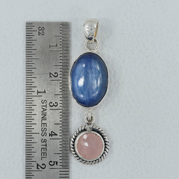 925 Silver Blue Kyanite Pendants