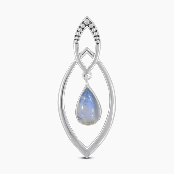 925 Silver Rainbow Moonstone Pendants