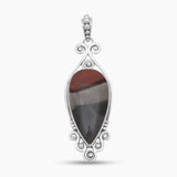 Polychrome Jasper Silver Pendants