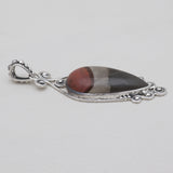 Polychrome Jasper Silver Pendants