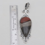 Polychrome Jasper Silver Pendants