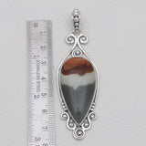 Polychrome Jasper Silver Pendants