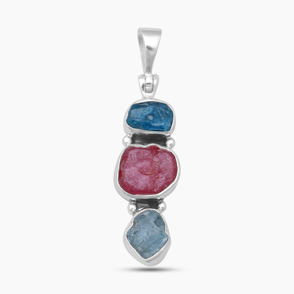 925 Silver Ruby Pendants