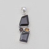 Garnet Silver Pendants