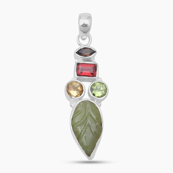925 Sterling Silver Multi Gemstone Pendants