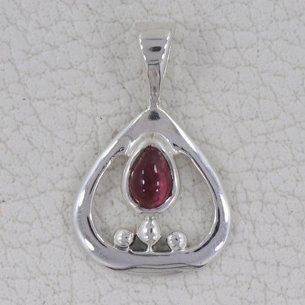 925 Sterling Silver Tourmaline Pendants