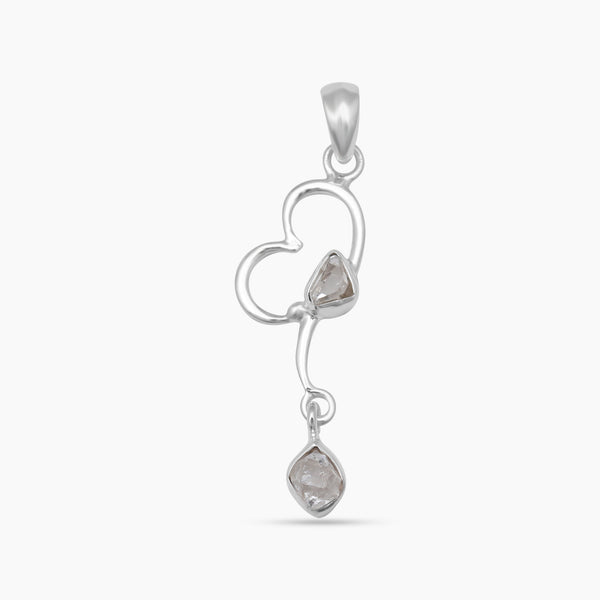 Herkimer Quartz Silver Pendants