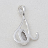 925 Silver Raw Herkimer Quartz Pendants