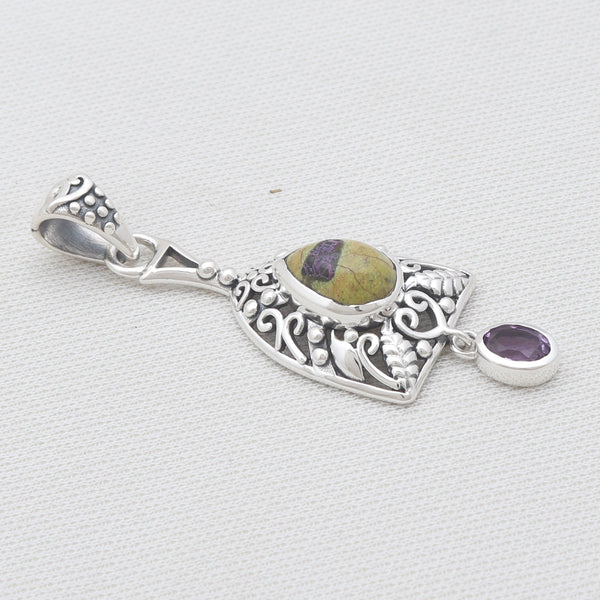 Tasmanian Serpentine Silver Pendants