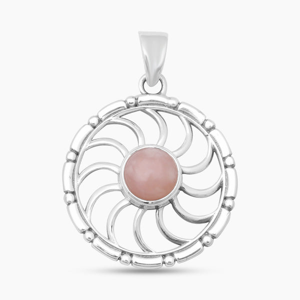 Rainbow Moonstone Silver Pendants