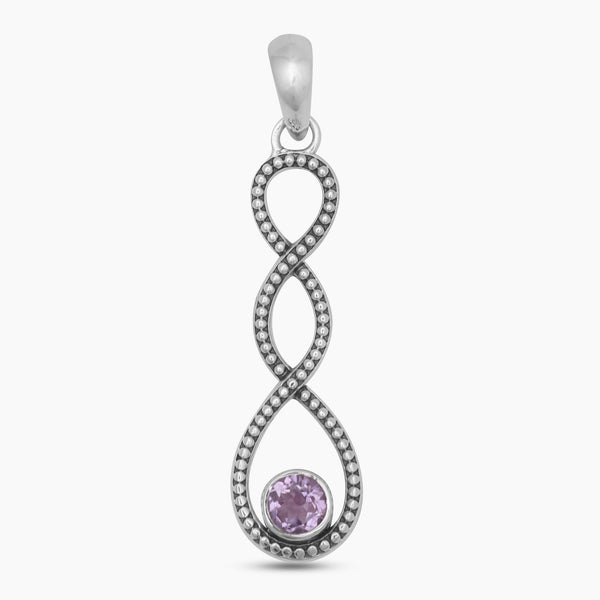 925 Sterling Silver Purple Amethyst Pendants
