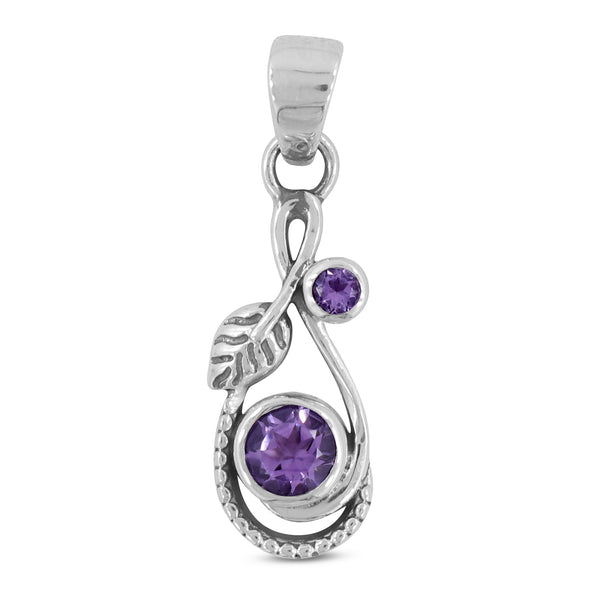 925 Sterling Silver Garnet Pendants