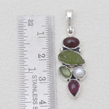 Peridot Silver Pendants
