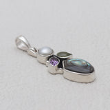 925 Silver Abalone Shell Pendants