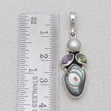 925 Silver Abalone Shell Pendants