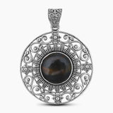 925 Sterling Silver Tiger Eye Pendants