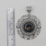 925 Sterling Silver Tiger Eye Pendants