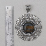 925 Sterling Silver Tiger Eye Pendants