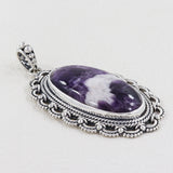 925 Sterling Silver Amethyst Lace Pendants