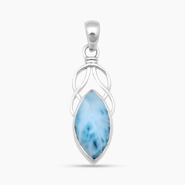 925 Sterling Silver Larimar Pendants