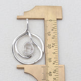 925 Silver Herkimer Quartz Pendants